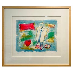 Color Lithograph by Claes Oldenburg, ca 1973