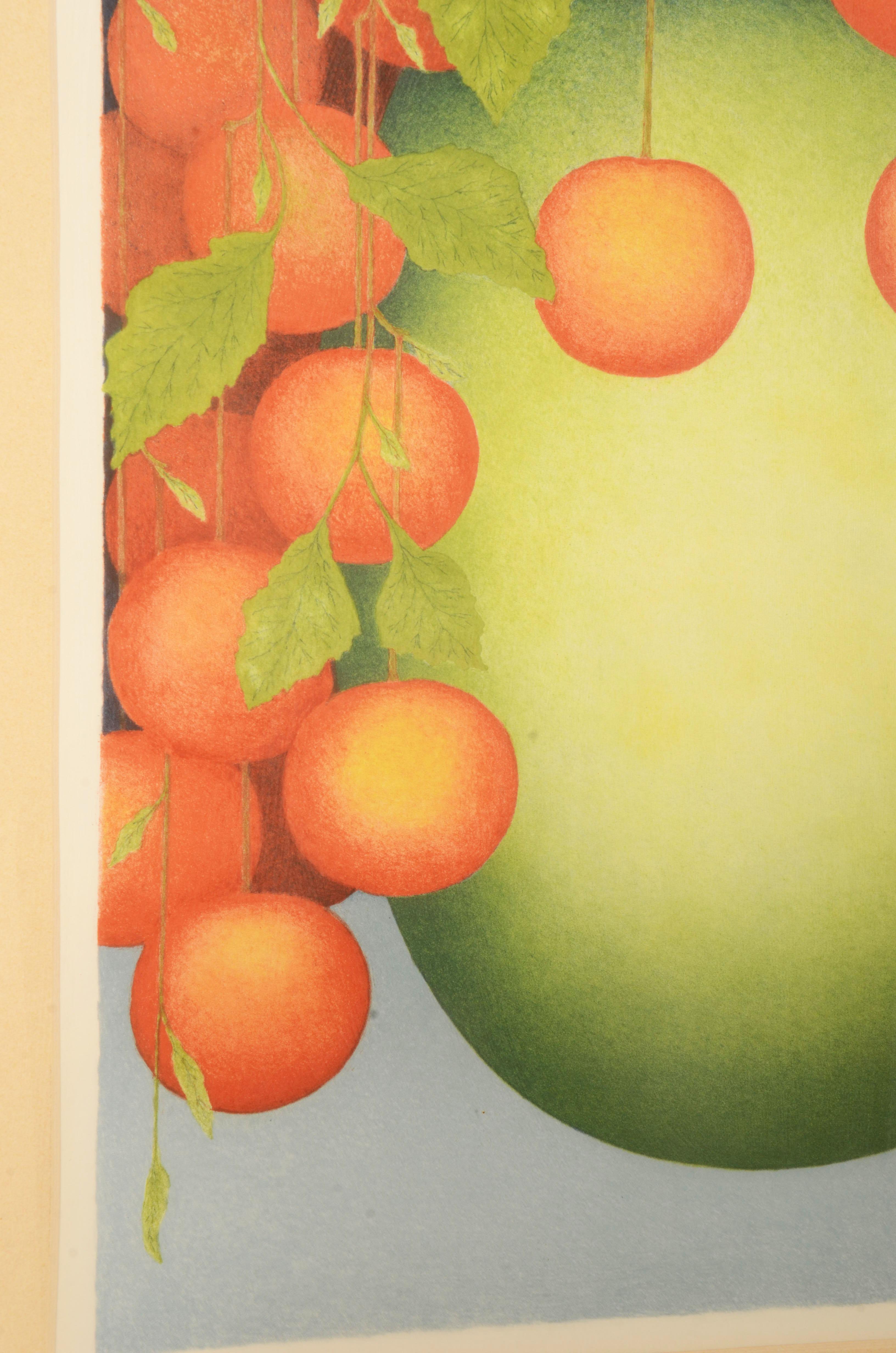 Farblithographie „Früchte“ von Nils Artur Nilsson im Angebot 1