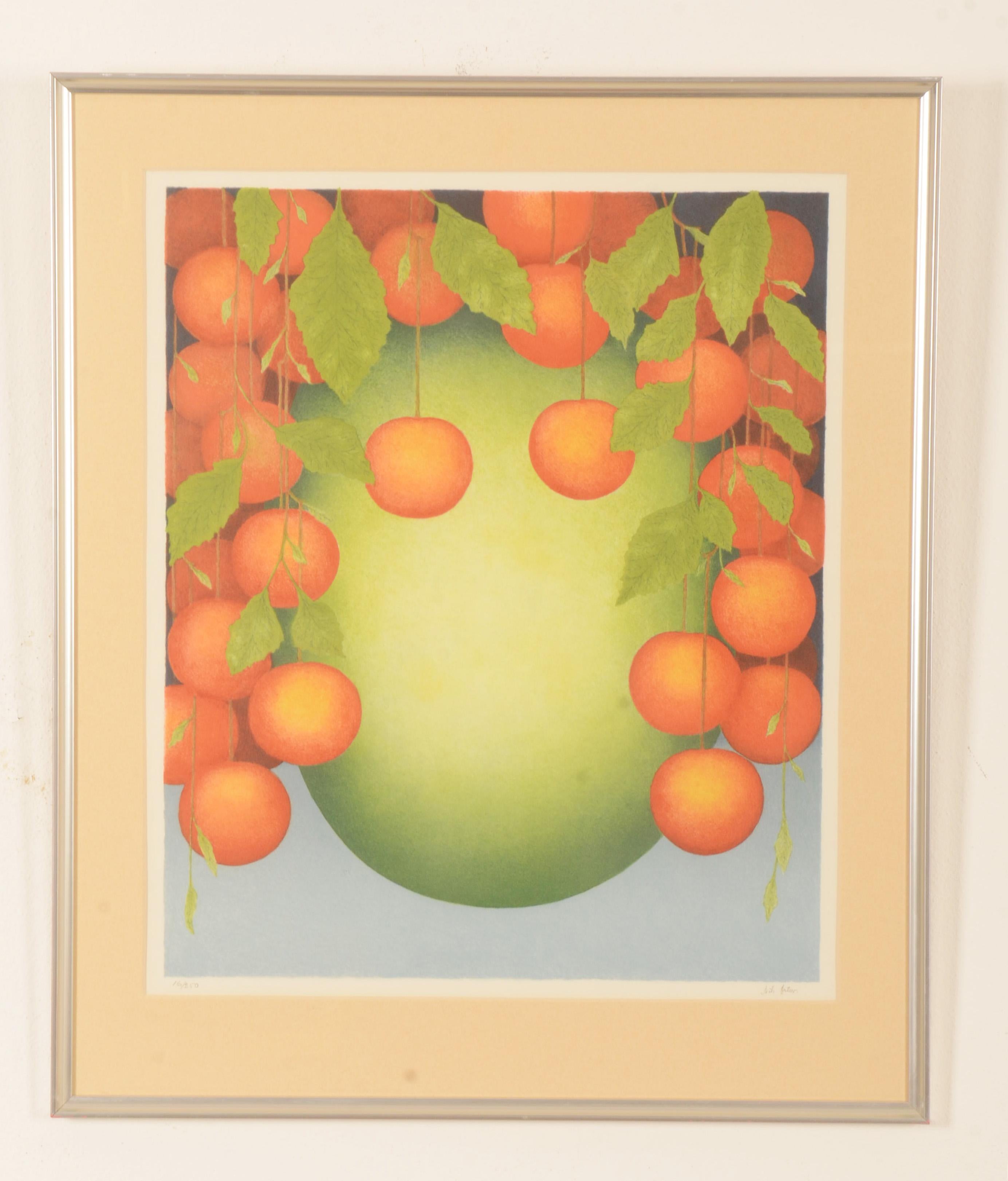 Farblithographie „Früchte“ von Nils Artur Nilsson im Angebot 2