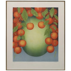 Color Lithograph "Fruit" by Nils Artur Nilsson
