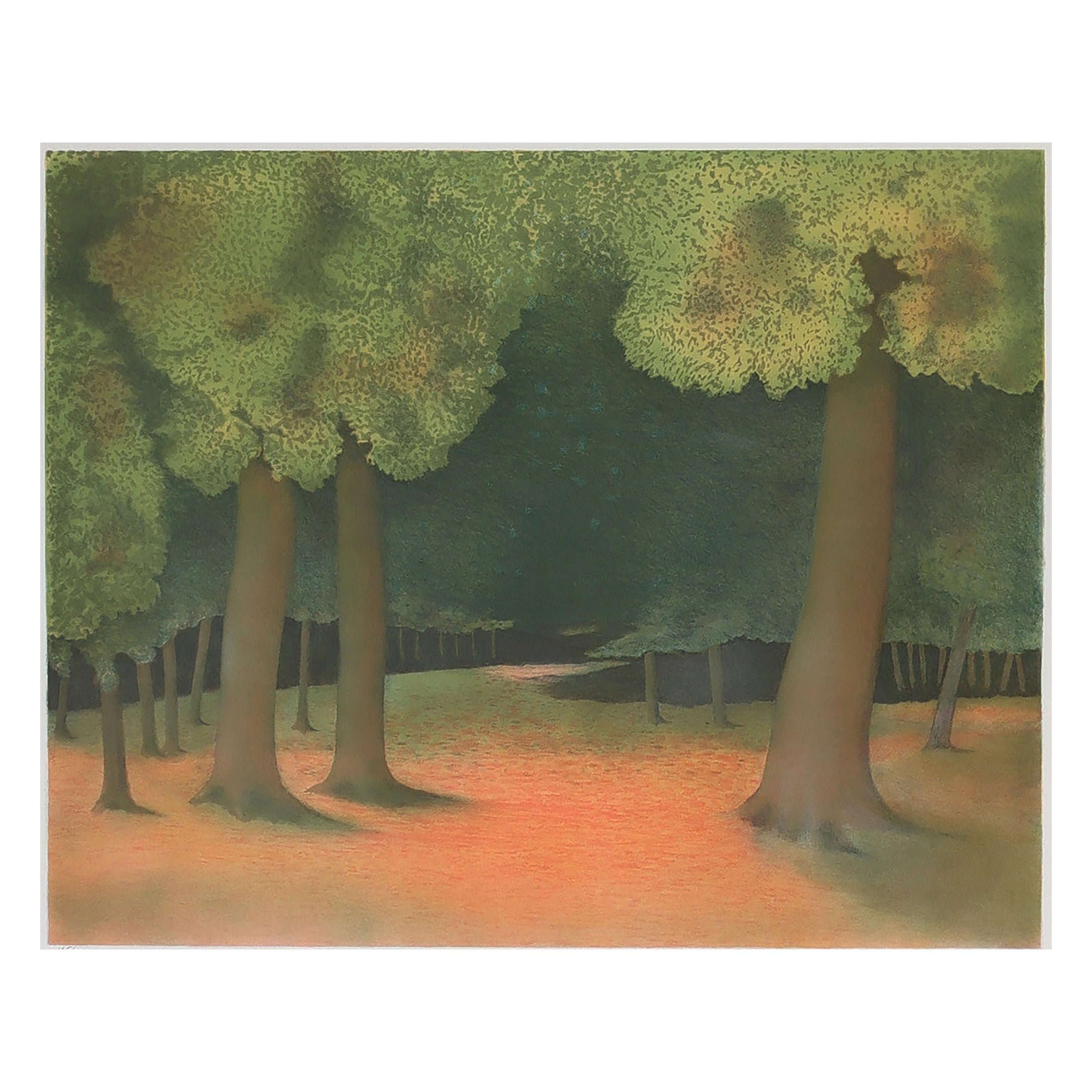 Farblithographie „Früchte“ von Nils Artur Nilsson im Angebot