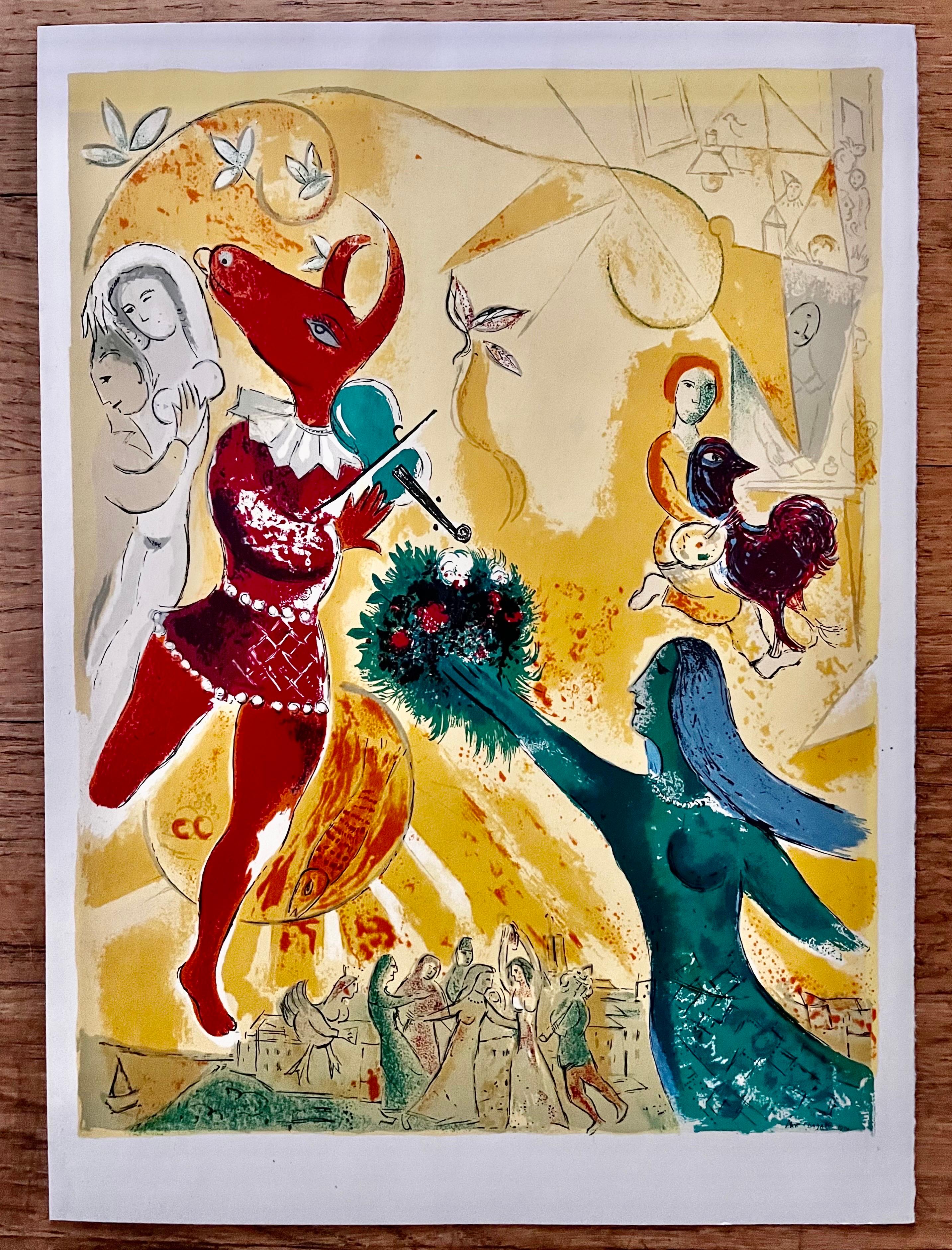 Color Lithograph of the 
