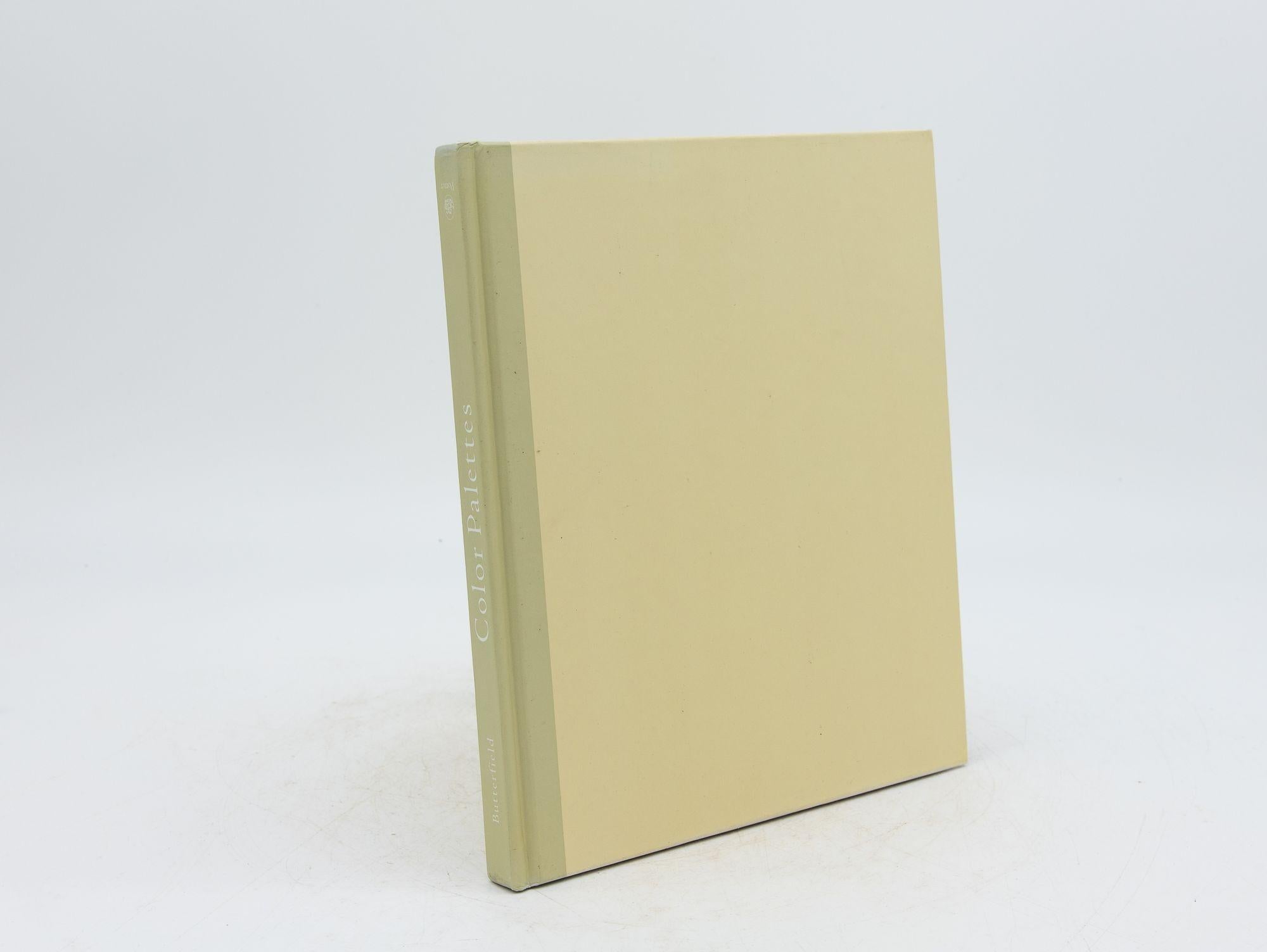 American Color Palettes: Atmospheric Interiors Book by Suzanne Butterfield, 1998 For Sale