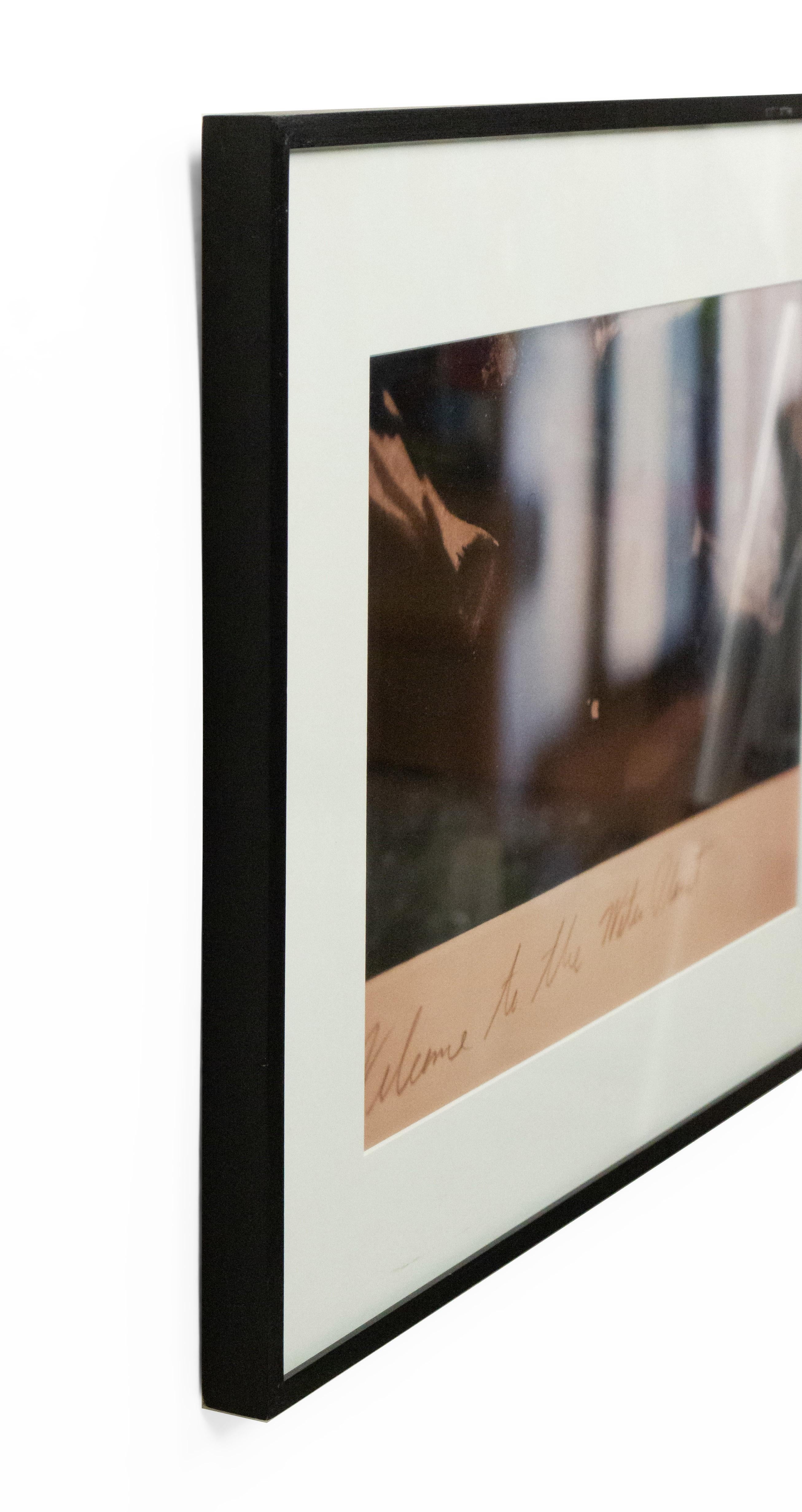Américain Photographie couleur d'une photographie avec script en vente