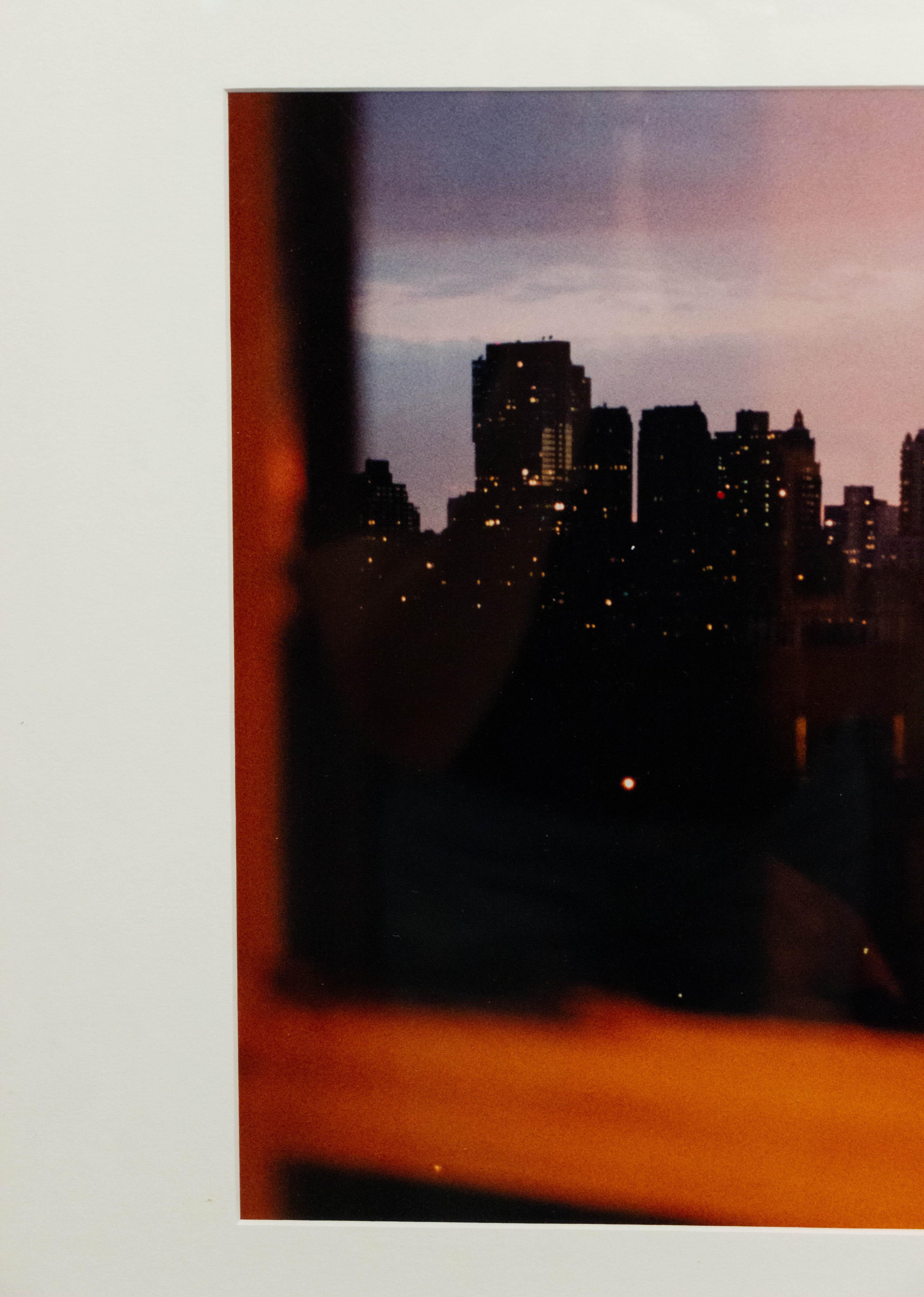 American Color Photograph of a Cityscape in a Window