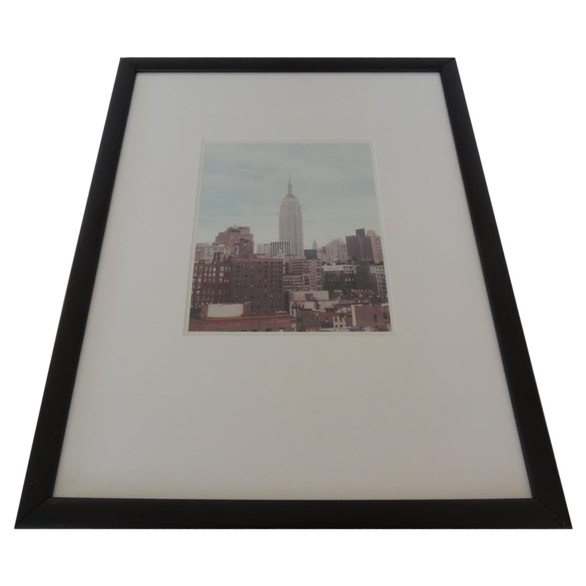 Color Photograph of Empire State Building New York City