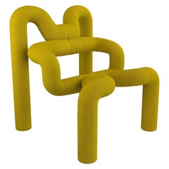 color sample Iconic Yello Armchair by Terje Ekstrom, Norway, 1980s for Lee