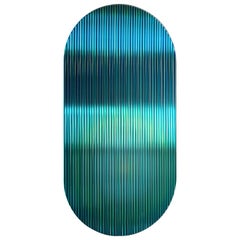 Color Shift Panel Trichroic Green with Glass and Mirror, 1stdibs New York