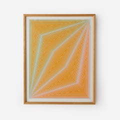 Color Silkscreen, Inward Eye #4, by Richard Anuszkiewicz