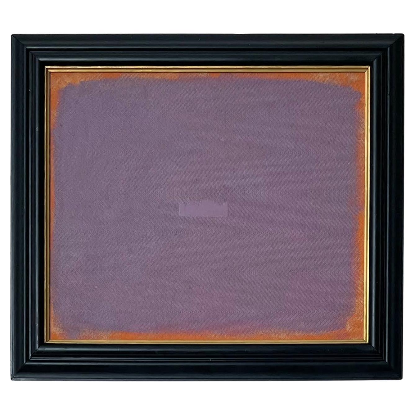 Color Studie in Mauve, Mischtechnik in antikem Rahmen von Nicolas Makelberge im Angebot