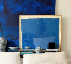 'Color Study in Blue' by Nicolas Makelberge, 38 x 33 in
