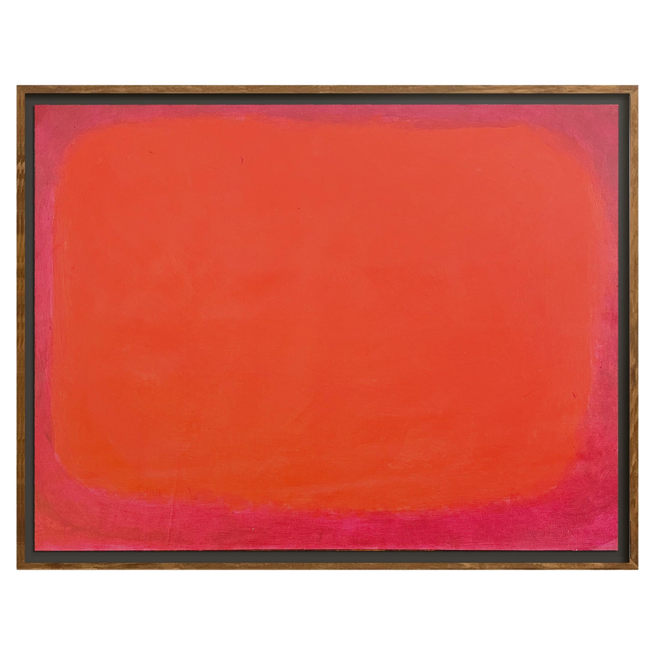 
Color Study in Pomegranate
 Abstract Painting Italian Canvas 27 x 22 in