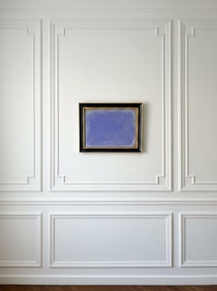 Color Study "Mauve" fauvist style abstract artwork on board, 18.5 x 14.8 in