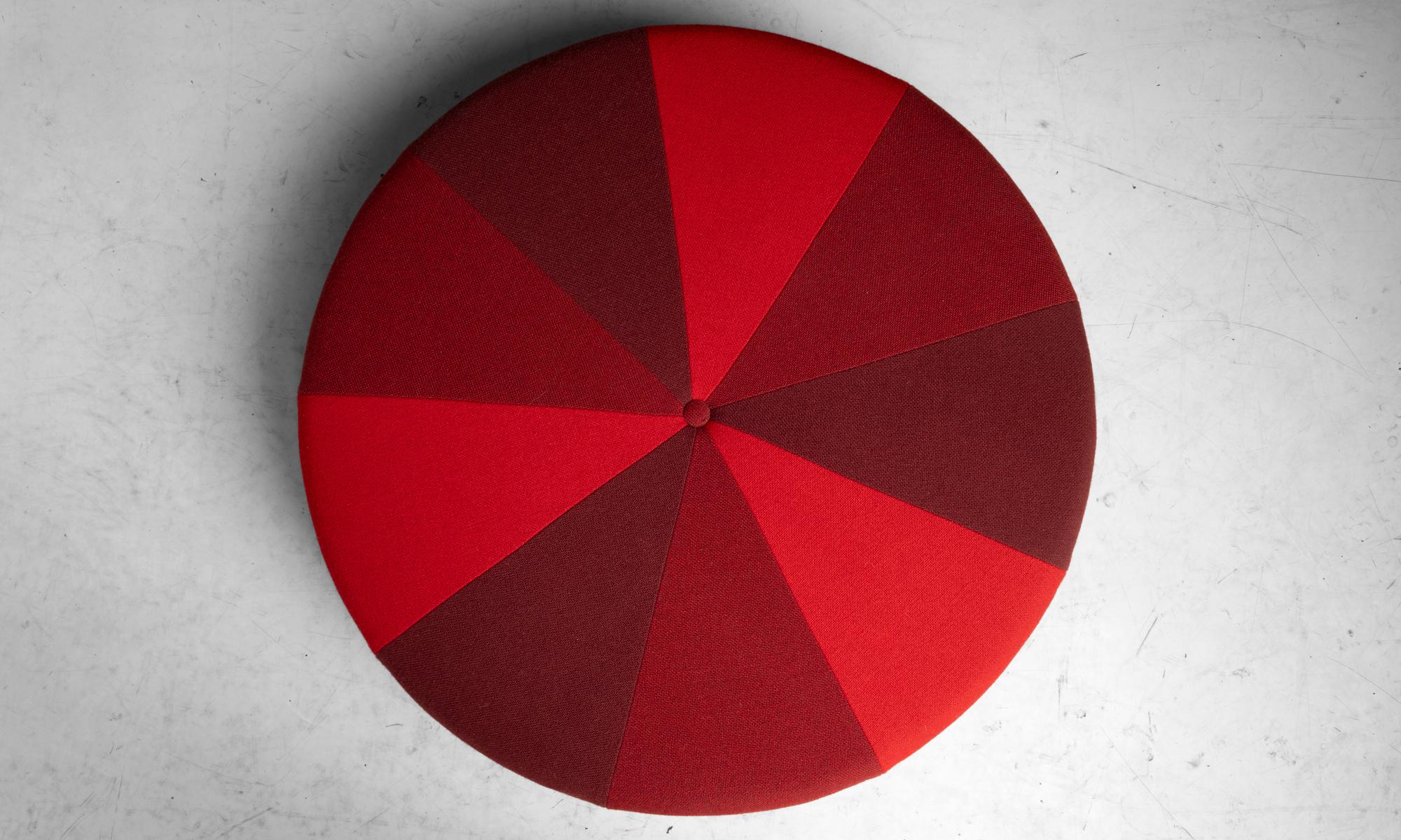 Mid-Century Modern Color Wheel Ottoman by Alexander Girard for Herman Miller, America