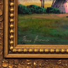 Original-Ölgemälde „haus in Colorado“ von Heinie Hartwig