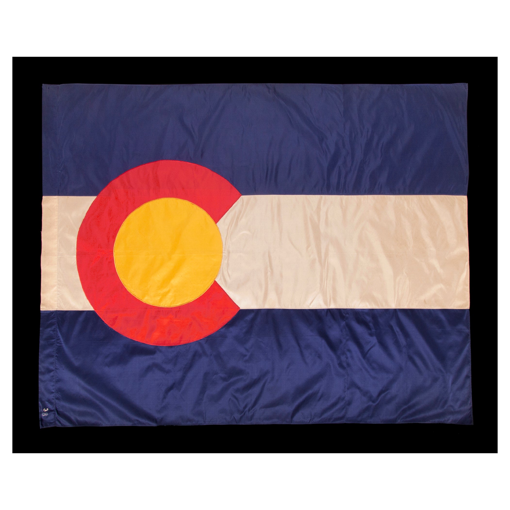Colorado State Flag, Made of Silk, circa 1911-1920
