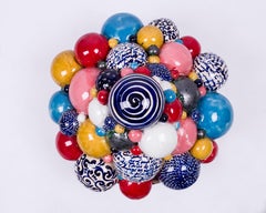 Colored Bubbles 'Pop Art Glazed Ceramic'