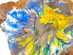 Colored Ceramic 1950 Ashtray on Lava