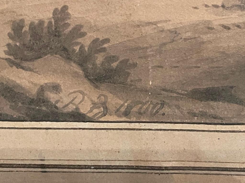 Colored copper engraving (Kupfer) im Angebot