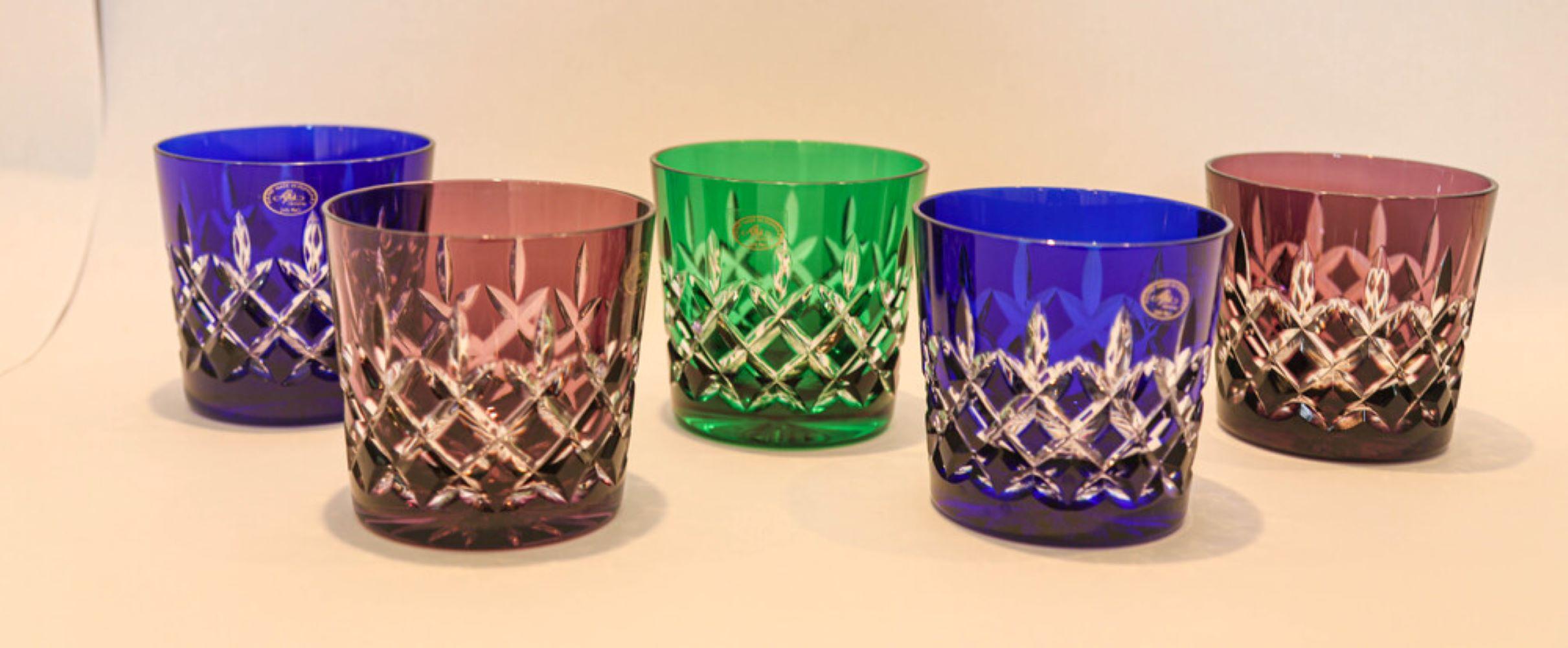 Ensemble de 5 verres de bar à la mode ancienne Ajka Arabella datant d'environ 1960 en vente 7