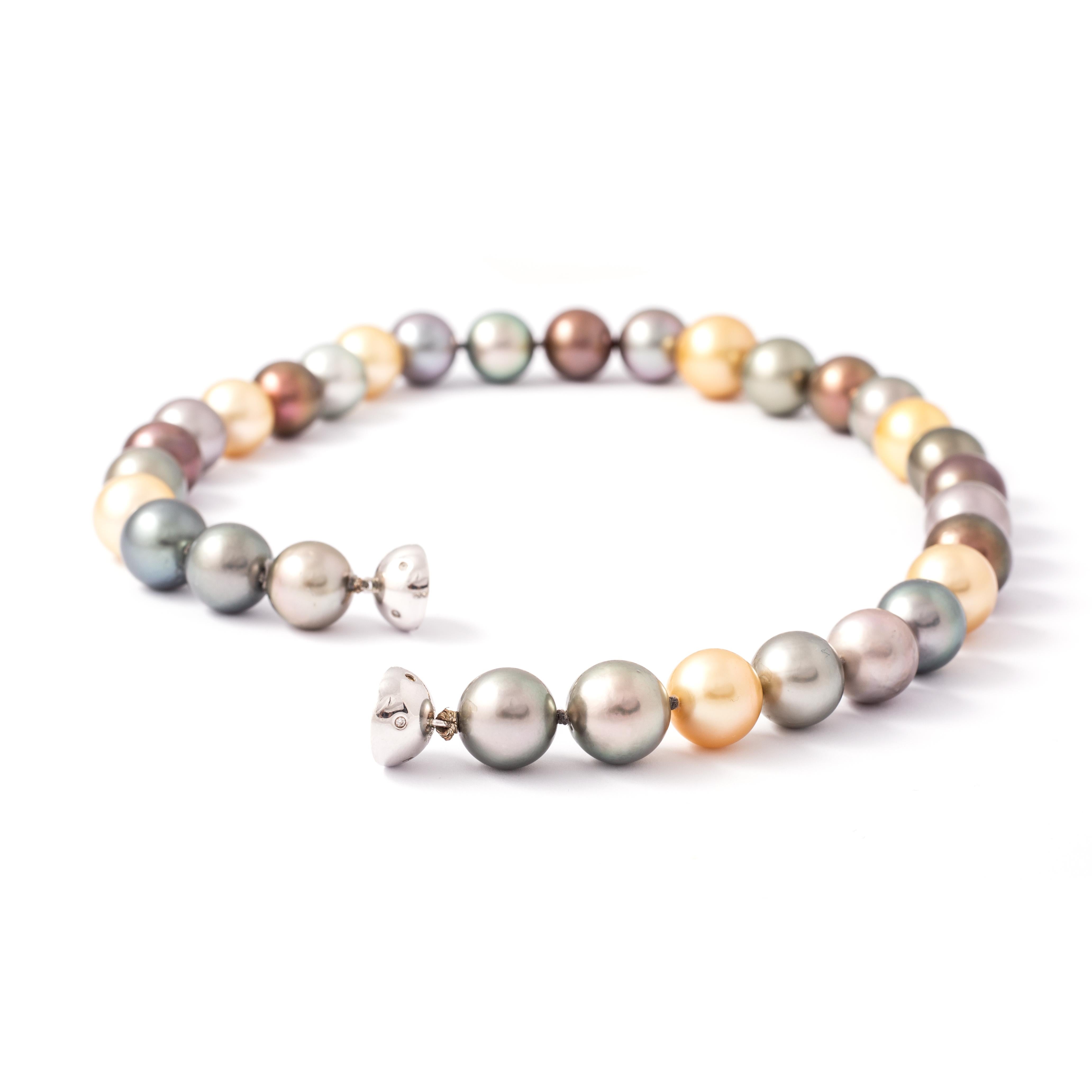 pearls with gold clasp