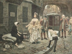 Colored engraving - F. Bauer - Typogravure Goupil
