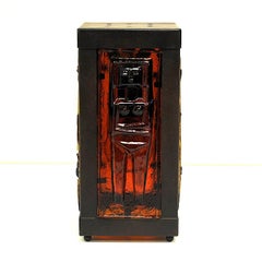 Lampe de table en verre coloré par Erik Höglund, Suède, années 1960