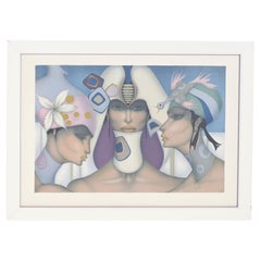 Colored Lithograph by Jef Van Tuerenhout