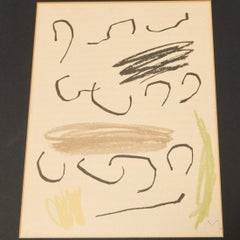Colored Lithograph by Joan Miró