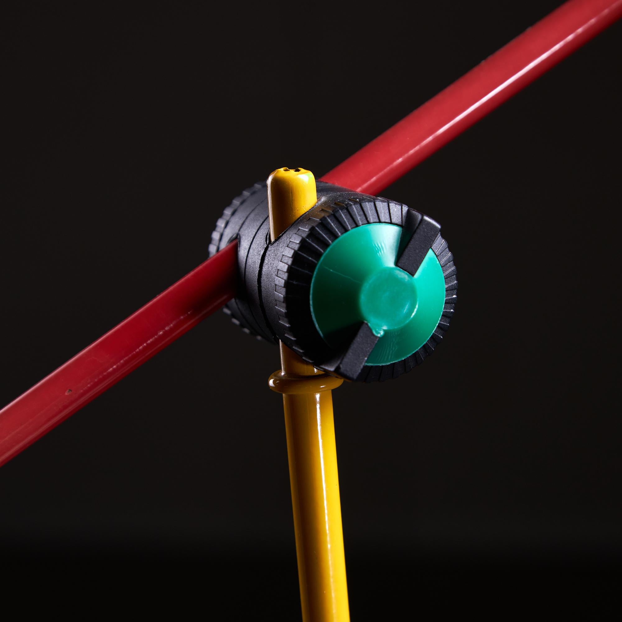 Colored Metal Table Lamp, Serie Z1-90 for Veneta Lumi, 1990s 7