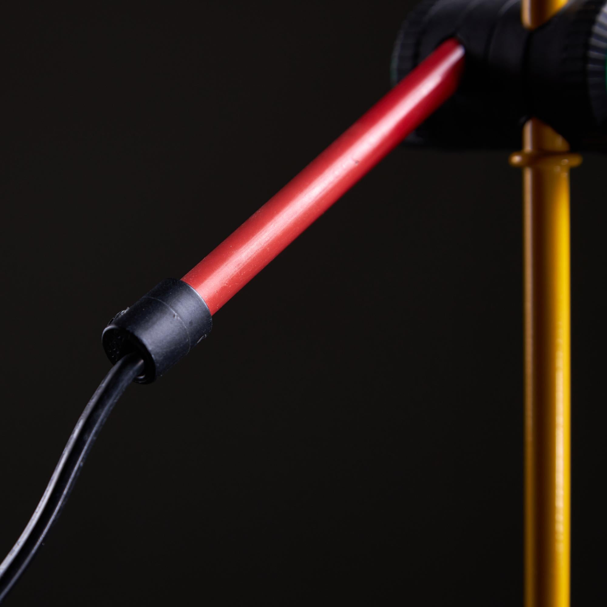 Colored Metal Table Lamp, Serie Z1-90 for Veneta Lumi, 1990s 8