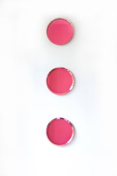 Colored Mirror Wall Decoration "Crystal Dots" by Studio Catoir