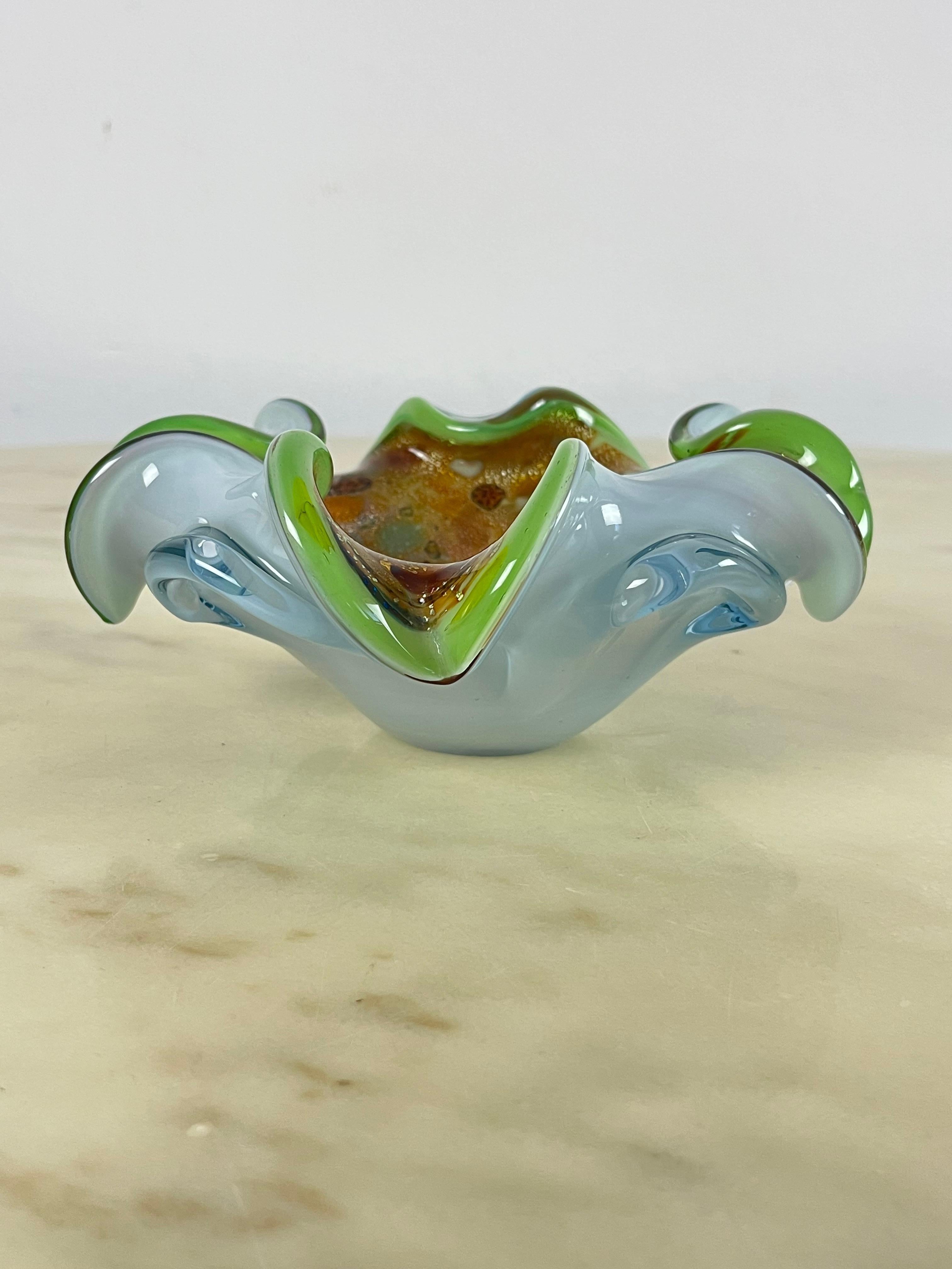 Colored Murano Glass Ashtray/Pocket Tray, Italy, 1970s For Sale 3