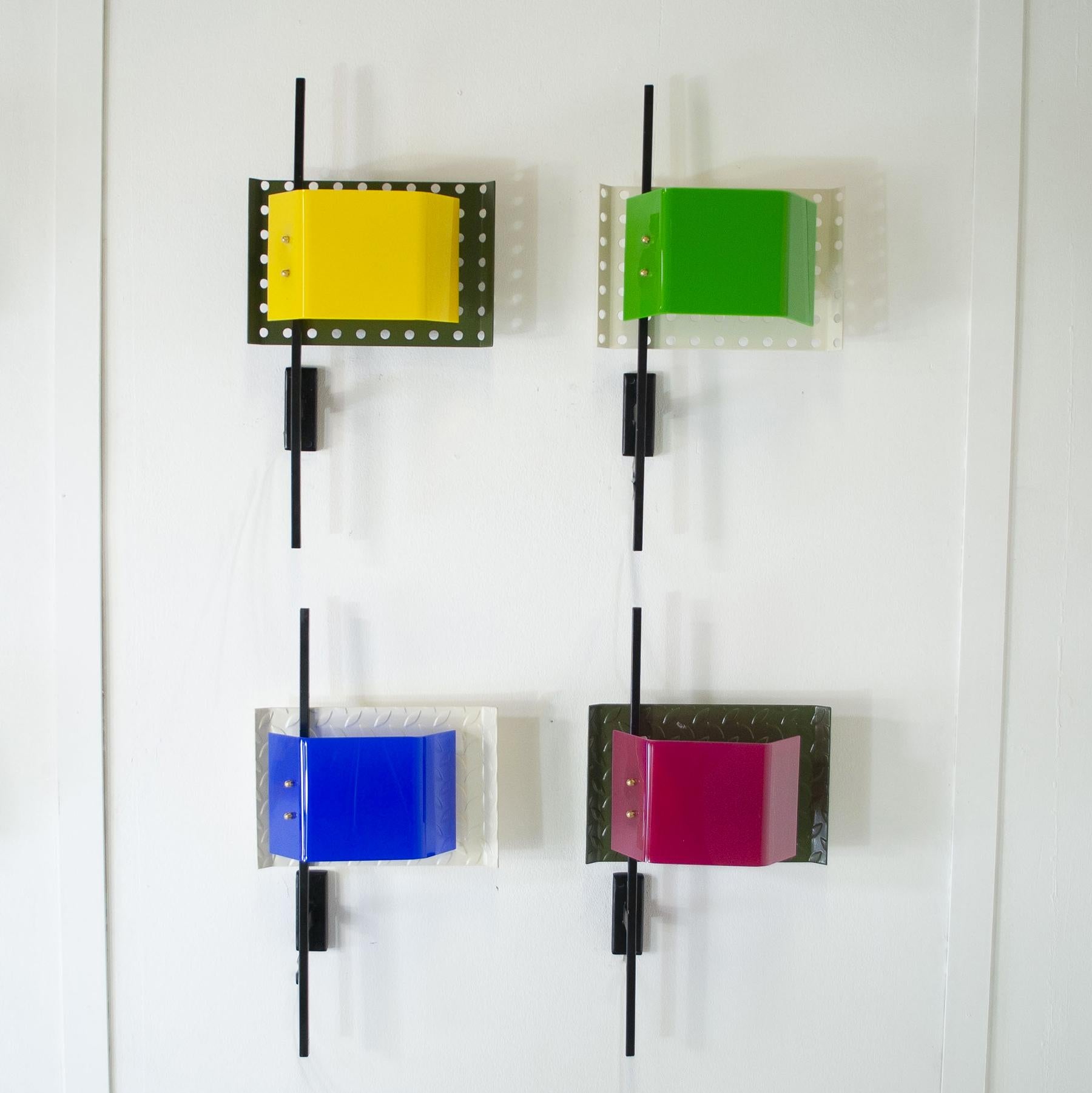 Apliques de metacrilato de color 80′ estilo stilnovo en venta 4