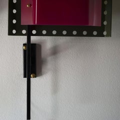 Farbige Plexiglasleuchten 80′ stilnovo Stil