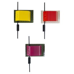 Apliques de metacrilato de color 80′ estilo stilnovo