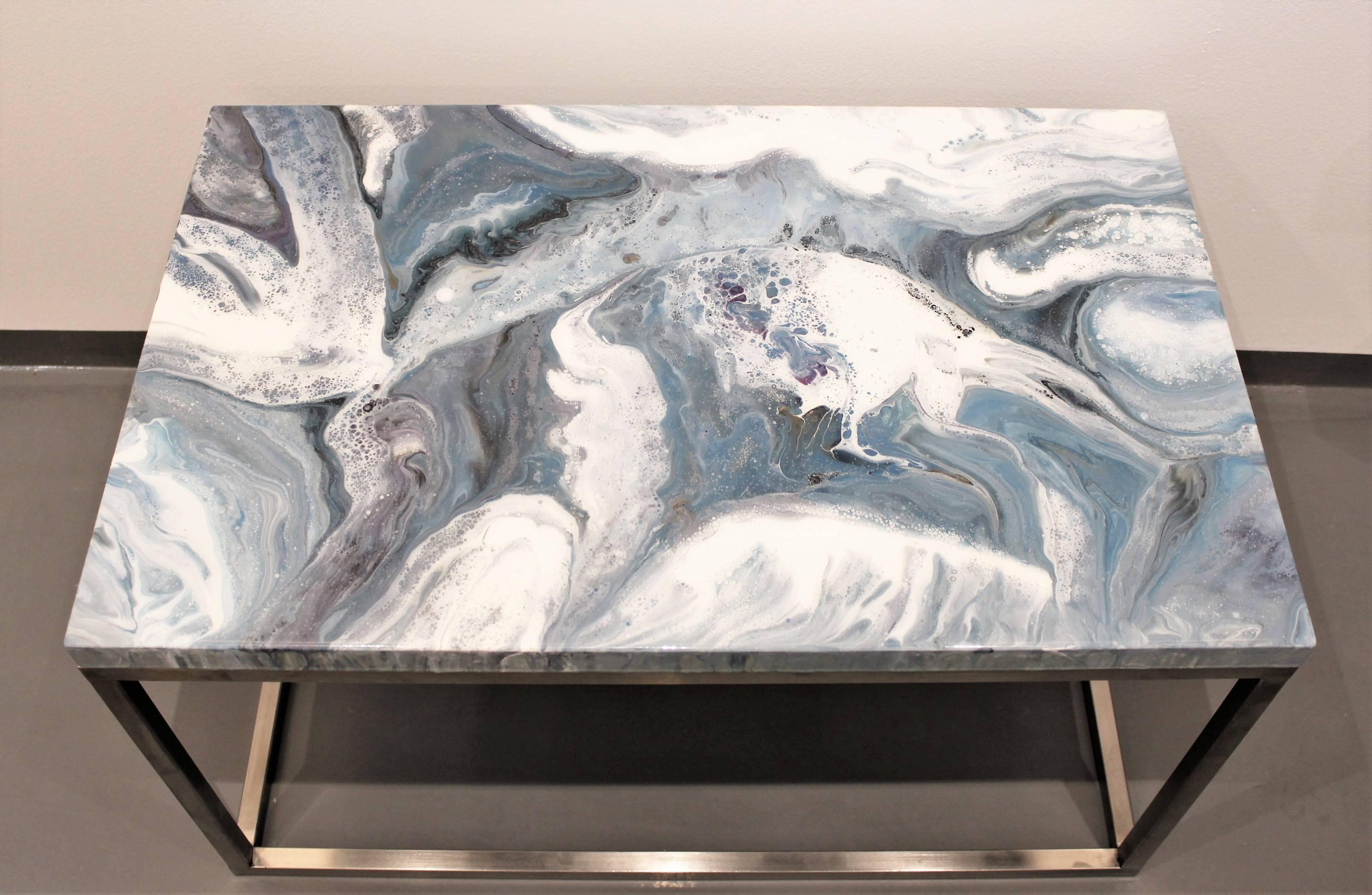 Greek Contemporary Resin Coffee Table 
