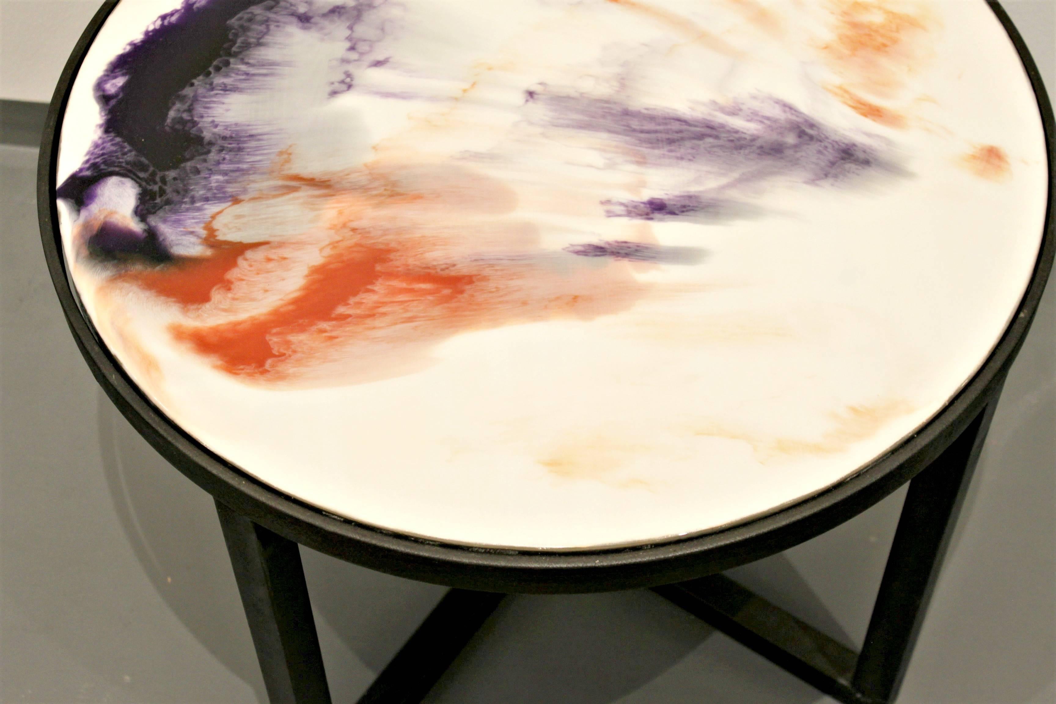 Modern Contemporary Resin Coffee Table 