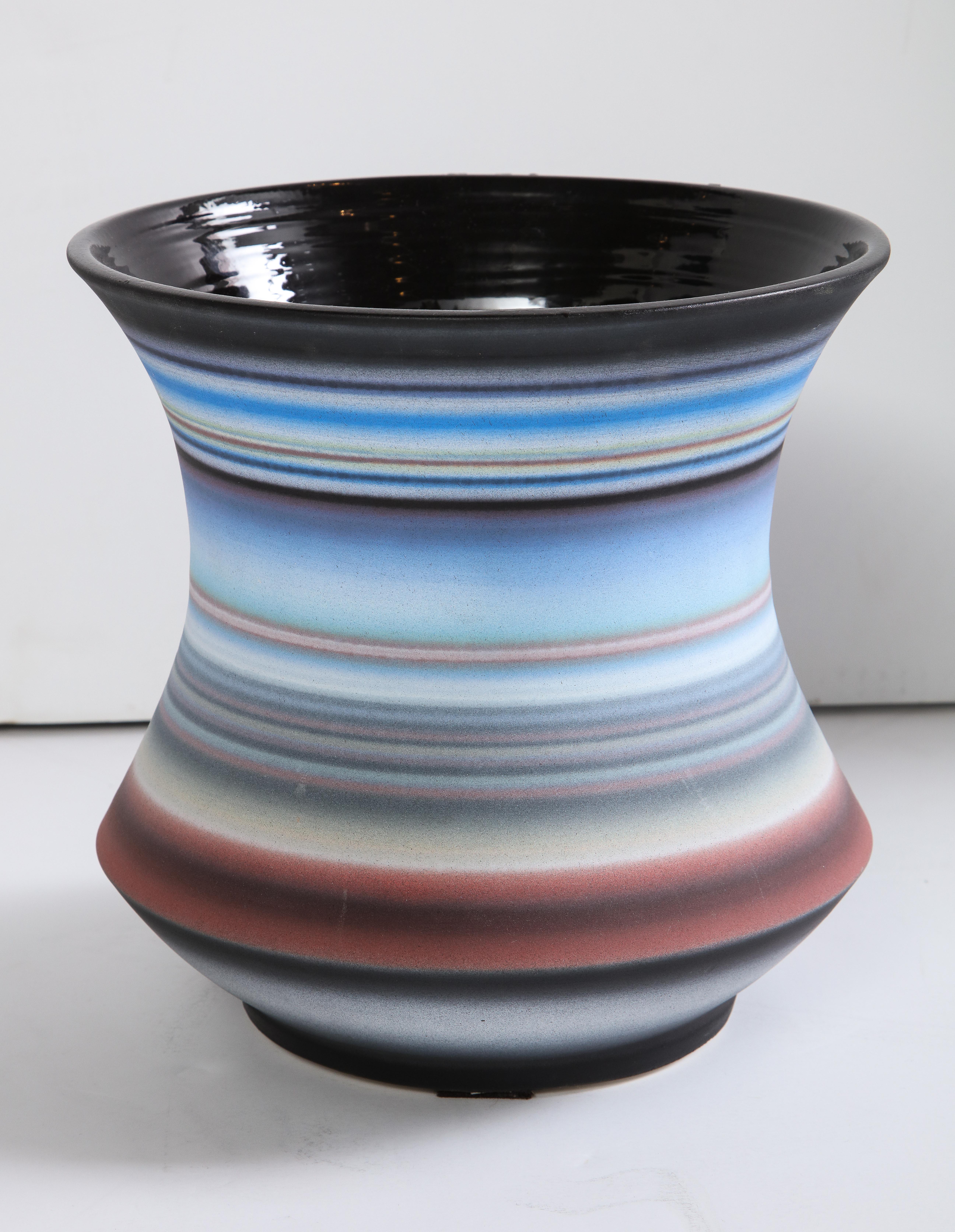 Colored Striped Vessel, Medium 7