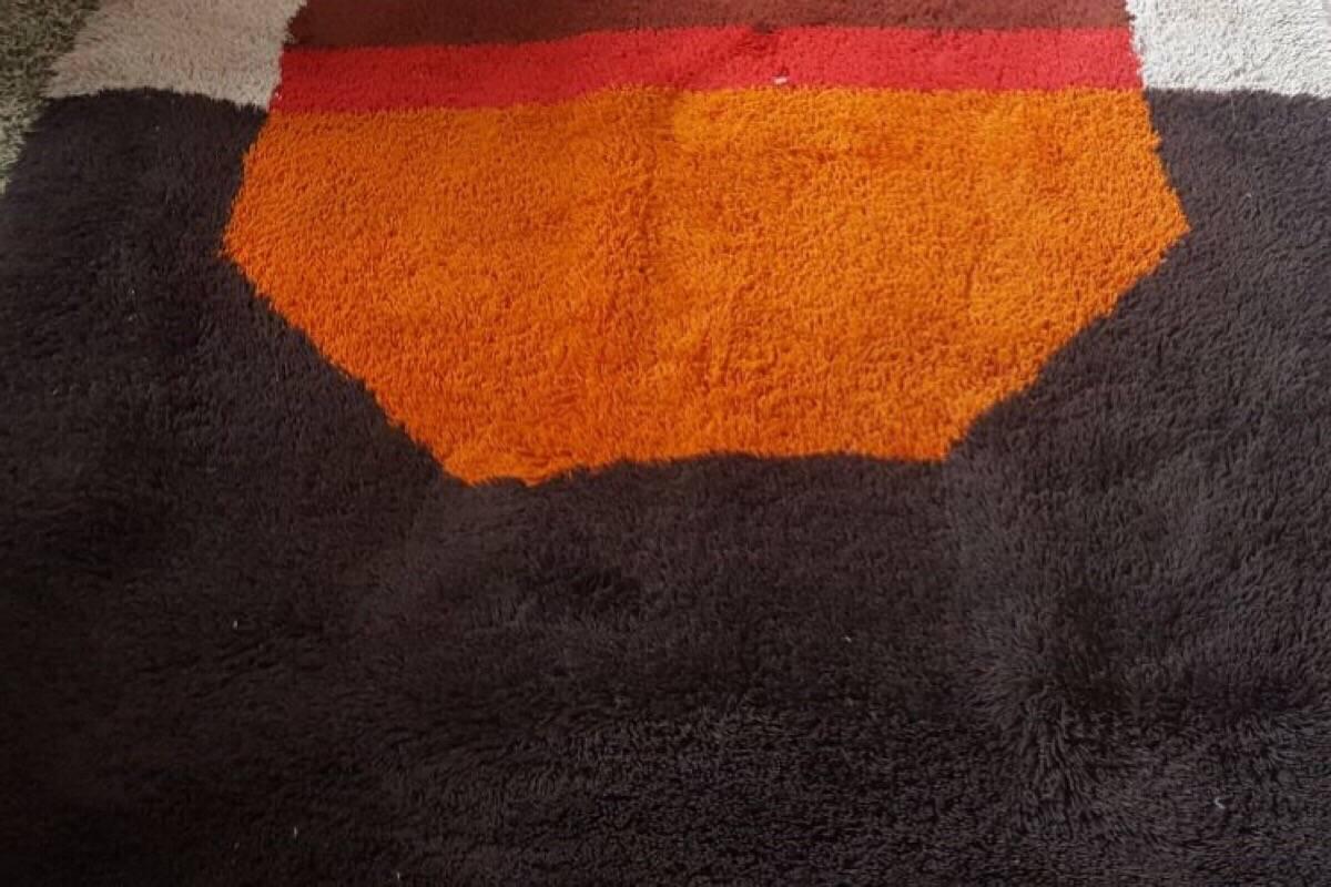 Italian Colored Wool Carpet, 1970 circa, Italia For Sale