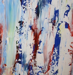 Bunte abstrakte Malerei des bekannten kalifornischen Künstlers John Szabo