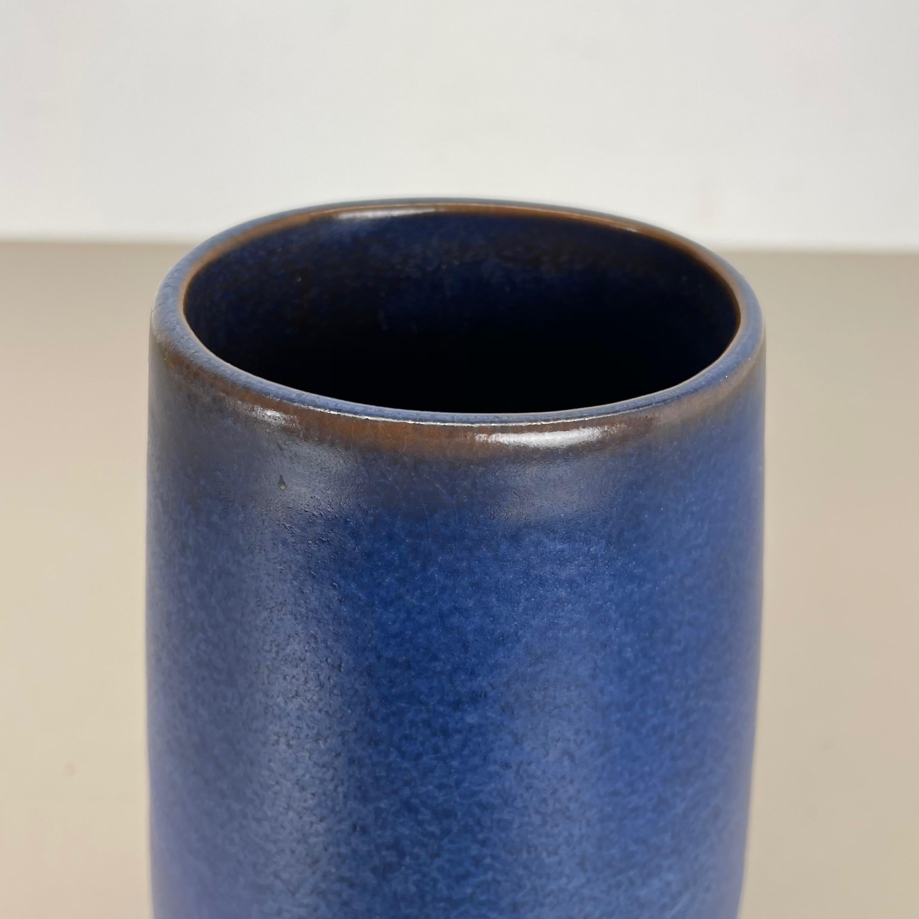 Mid-Century Modern Colorful Abstract Ceramic Pottery Vase by Karlsruher Majolika, Germany, 1950s