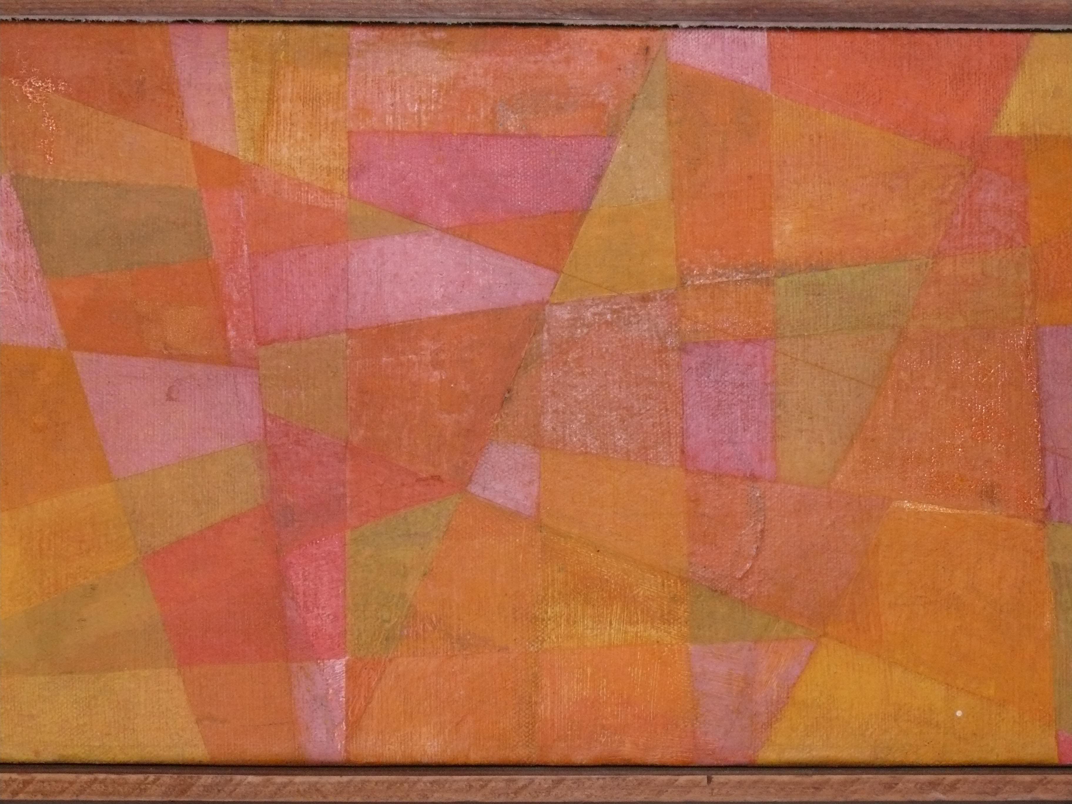 Mid-Century Modern Colorful Abstract Mid Century Modern Painting Robert Brooks 1959 17.25