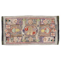 Colorful American Hooked Rug