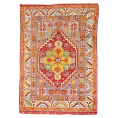 Colorful Vintage Anatolian Scatter Rug