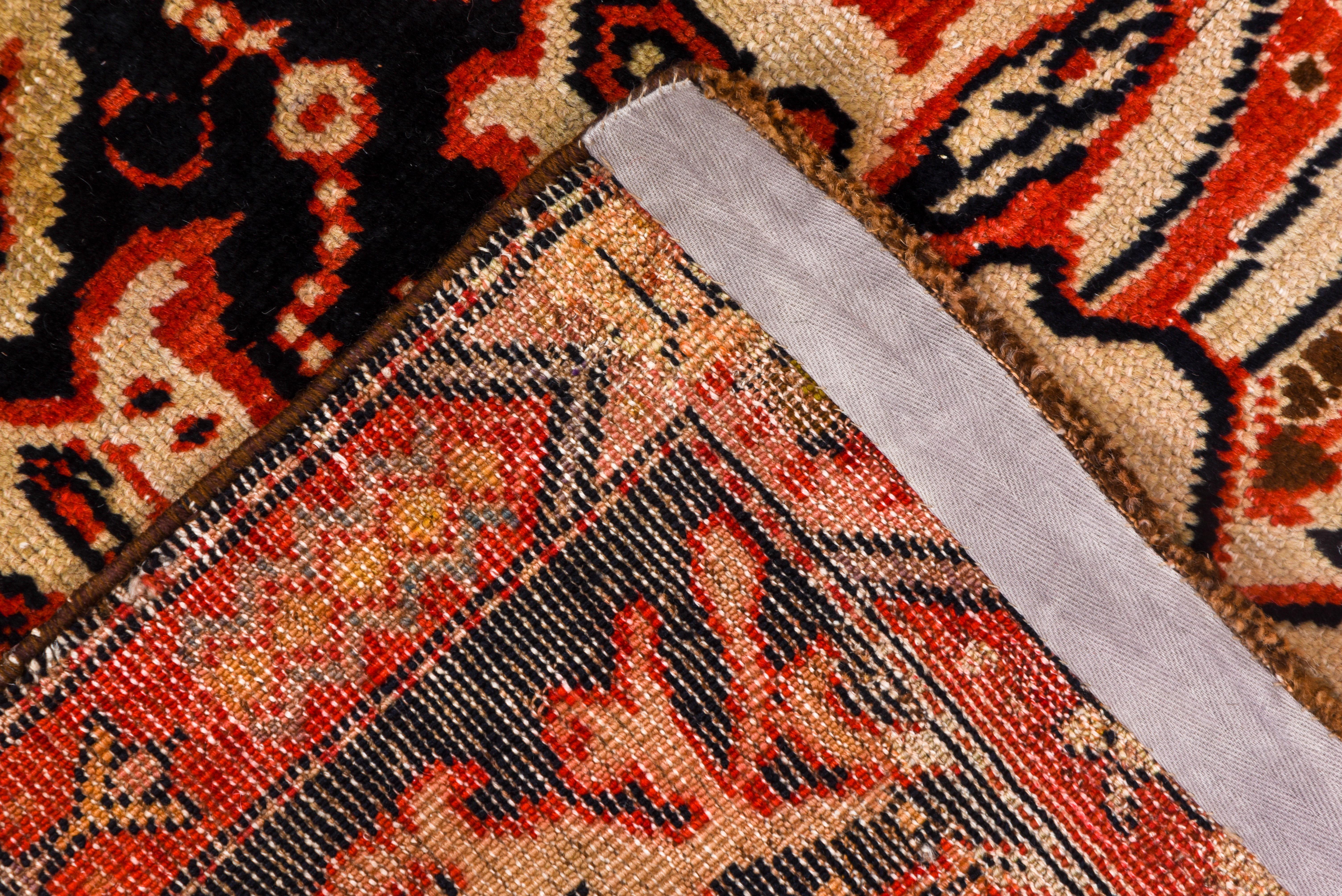 Tribal Colorful Antique Caucasian Karabagh Runner, Russian Czarist Style, circa 1920s For Sale
