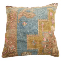 Colorful Antique Karabagh Rug Pillow