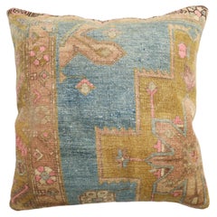 Colorful Antique Karabagh Rug Pillow