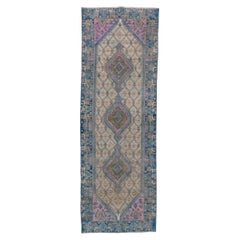 Colorful Vintage Malayer with a Sky Blue Field 