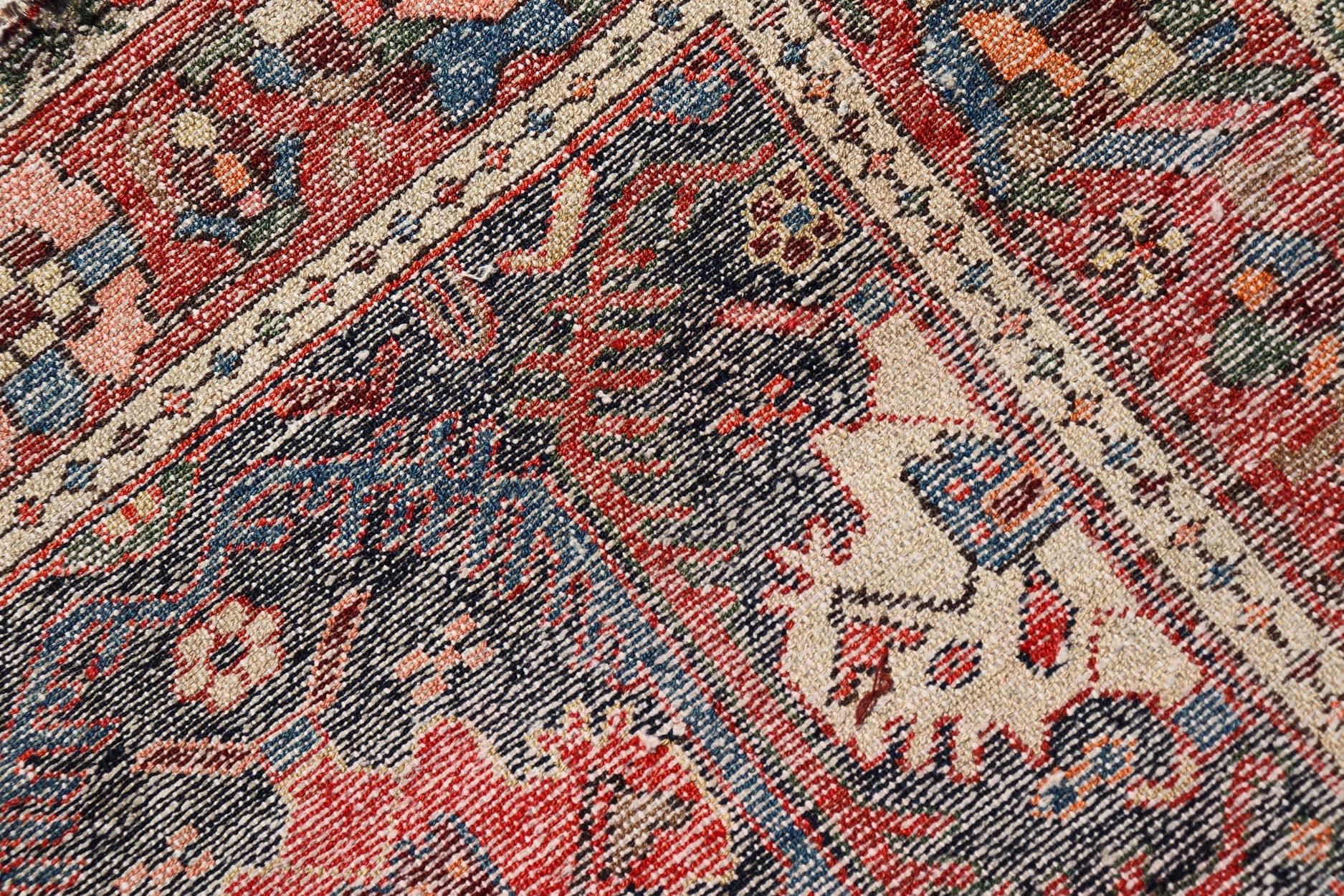 Colorful Antique Persian Bakhtiari Gallery Runner with All-Over Tribal Design For Sale 6